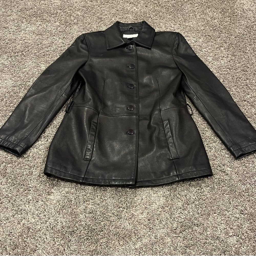 Women's Black Leather Jacket